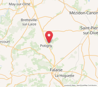 Map of Soumont-Saint-Quentin, Normandy
