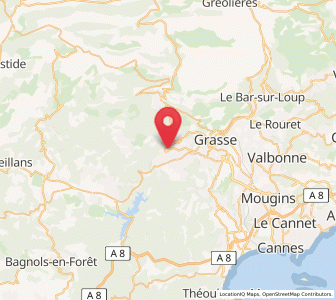 Map of Spéracèdes, Provence-Alpes-Côte d'Azur