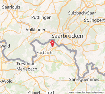 Map of Stiring-Wendel, Grand Est