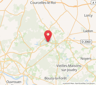 Map of Sury-aux-Bois, Centre