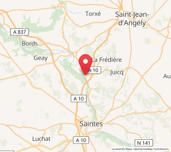 Map of Taillebourg, Nouvelle-Aquitaine