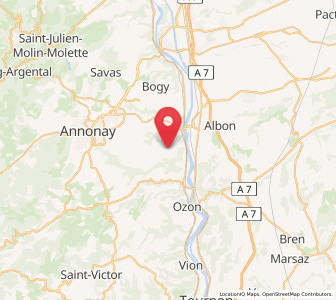 Map of Talencieux, Auvergne-Rhône-Alpes