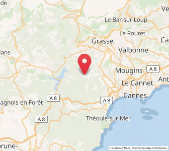 Map of Tanneron, Provence-Alpes-Côte d'Azur