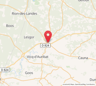 Map of Tartas, Nouvelle-Aquitaine