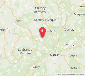 Map of Tavernay, Bourgogne-Franche-Comté