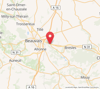 Map of Therdonne, Hauts-de-France