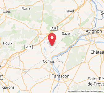 Map of Théziers, Occitanie