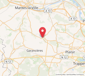 Map of Thoiry, Île-de-France