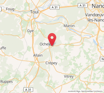 Map of Thuilley-aux-Groseilles, Grand Est