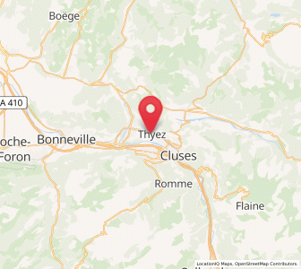 Map of Thyez, Auvergne-Rhône-Alpes