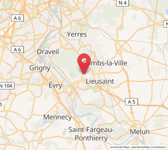 Map of Tigery, Île-de-France
