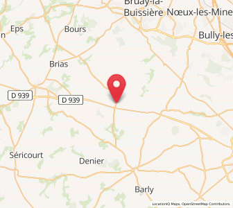 Map of Tincques, Hauts-de-France