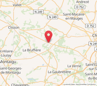 Map of Torfou, Pays de la Loire