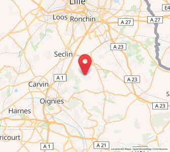 Map of Tourmignies, Hauts-de-France