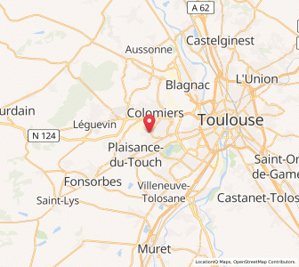 Map of Tournefeuille, Occitanie