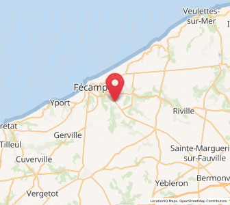 Map of Toussaint, Normandy