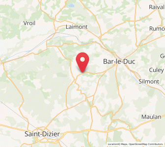 Map of Trémont-sur-Saulx, Grand Est