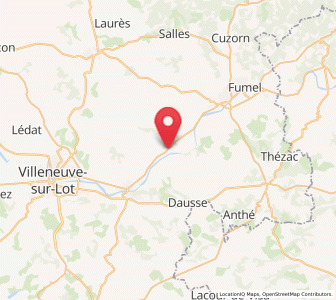 Map of Trentels, Nouvelle-Aquitaine