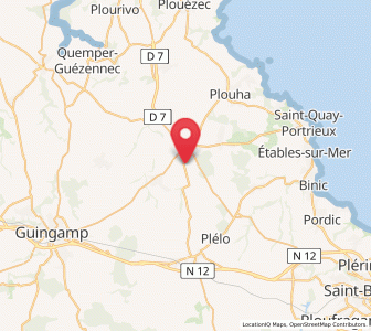 Map of Tressignaux, Brittany