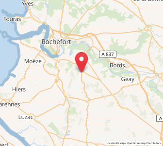 Map of Trizay, Nouvelle-Aquitaine