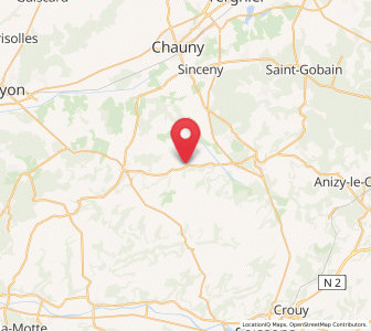 Map of Trosly-Loire, Hauts-de-France