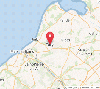 Map of Tully, Hauts-de-France