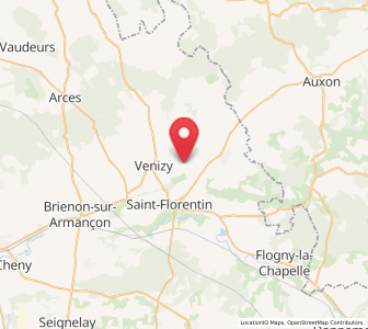 Map of Turny, Bourgogne-Franche-Comté