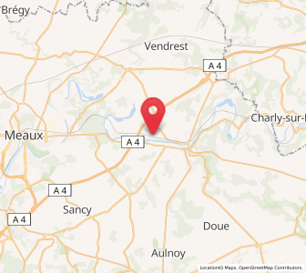 Map of Ussy-sur-Marne, Île-de-France