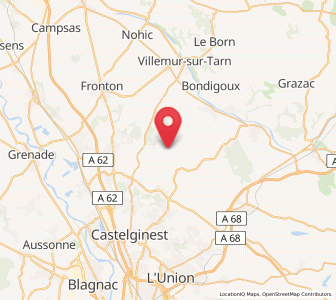 Map of Vacquiers, Occitanie
