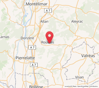 Map of Valaurie, Auvergne-Rhône-Alpes