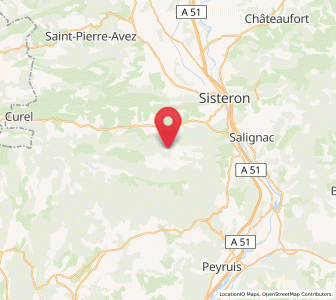 Map of Valbelle, Provence-Alpes-Côte d'Azur