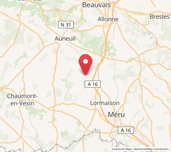 Map of Valdampierre, Hauts-de-France