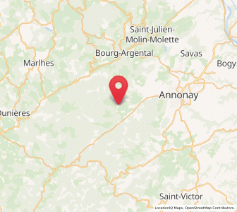 Map of Vanosc, Auvergne-Rhône-Alpes