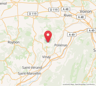 Map of Vatilieu, Auvergne-Rhône-Alpes