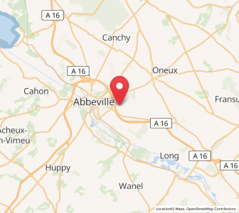 Map of Vauchelles-les-Quesnoy, Hauts-de-France