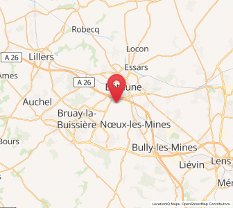 Map of Vaudricourt, Hauts-de-France