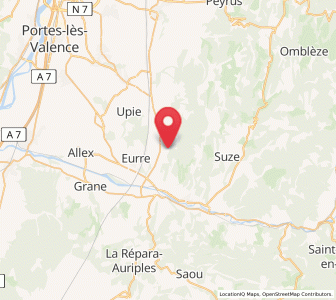 Map of Vaunaveys-la-Rochette, Auvergne-Rhône-Alpes