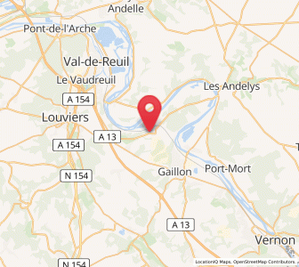 Map of Venables, Normandy
