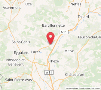 Map of Ventavon, Provence-Alpes-Côte d'Azur