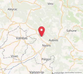 Map of Venterol, Auvergne-Rhône-Alpes