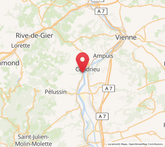 Map of Vérin, Auvergne-Rhône-Alpes