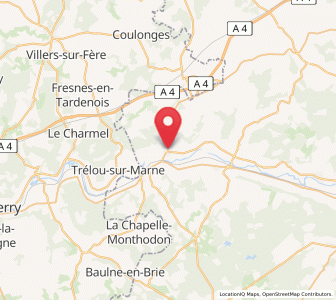Map of Verneuil, Grand Est