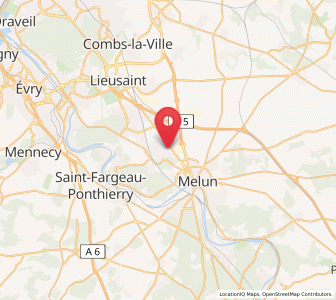 Map of Vert-Saint-Denis, Île-de-France
