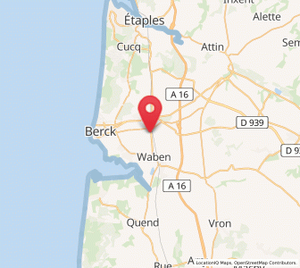 Map of Verton, Hauts-de-France