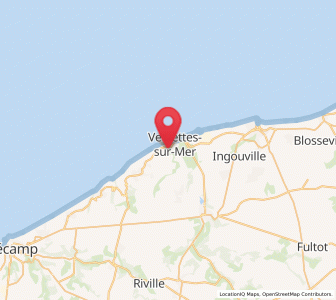 Map of Veulettes-sur-Mer, Normandy