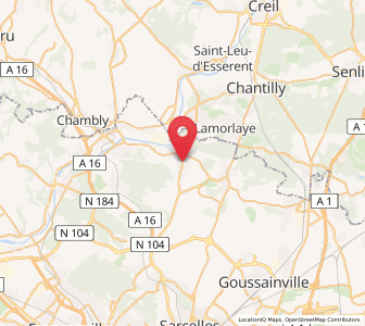 Map of Viarmes, Île-de-France