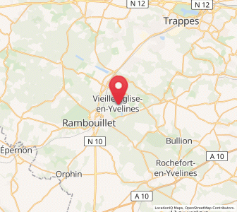 Map of Vieille-Église-en-Yvelines, Île-de-France