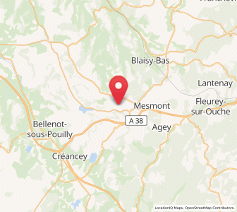 Map of Vieilmoulin, Bourgogne-Franche-Comté