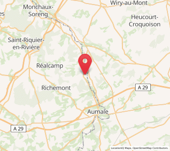 Map of Vieux-Rouen-sur-Bresle, Normandy