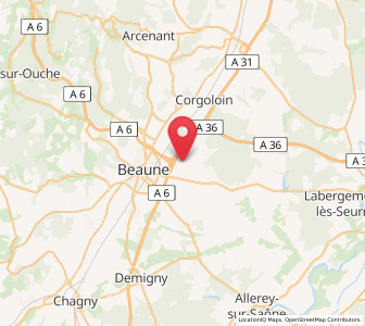 Map of Vignoles, Bourgogne-Franche-Comté